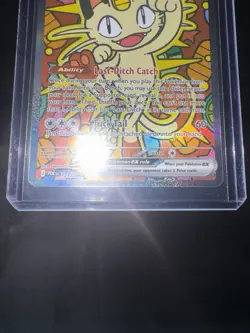 Pokemon TCG Meowth EX Full Art Holo PO 121/088 (FRESHLY PULLED ‼) NEAR MINT - Image 4