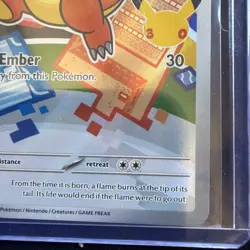 Pokemon Charmader MEP 038 First Partner Illustration Mint #2 - Image 4