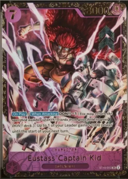Eustass “Captain” Kid (St10 013) One Piece TCG PRIZE TOP 64 New ENGLISH Sealed - Image 1