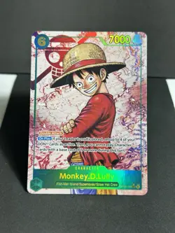 One Piece Monkey D. Luffy OP13-118 SEC (Alt Art) NM - Image 1