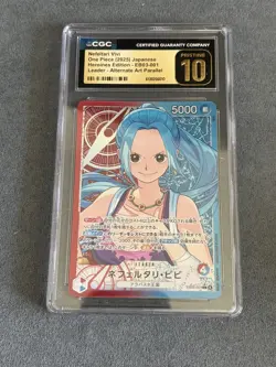 One Piece JP Nefeltari Vivi eb03-001 Alt Art CGC Pristine 10 - Image 1