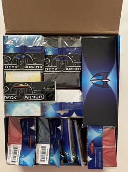 MAX PROTECTION LOT TCG CARD SLEEVES DECK ARMOR BOXES MOE NEO BRUCE LEE NEW +MORE - Image 1