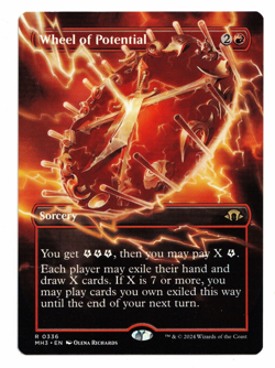 MTG Card: Wheel of Potential Borderless Modern Horizons 3 #0336 Rare! NM - Image 1