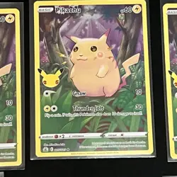 Pokemon Pikachu Card Collection Set TCG 25th Anniversary Celebrations - Image 3