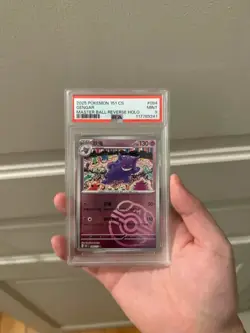 2025 Pokemon TCG Chinese Collect 151 094 Gengar Master Ball Holo Card PSA 9 - Image 1