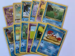 12x 1st Edition Fossil Set Lot - WOTC Pokemon Cards NEVER PLAYED Great Value! - Image 1