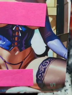1/1 Only 1 Made Daphne Scooby Doo Spicy Lonestar Customs Topless Waifu Card - Image 5