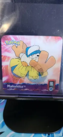 2003 Pokemon Advanced Artbox 3D Makuhita Hariyama #AF19 Lenticular Card - Image 1