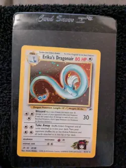 Pokemon TCG Erika's Dragonair Gym Heroes 4/132 Holo Unlimited Rare - Image 1