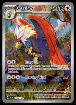 2024 Scarlet & Violet Series - Surging Sparks Braviary Illustration Rare - Image 1