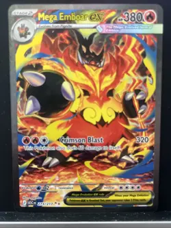 Mega Emboar ex 273/217 ME Ascended Heroes Special Illustration Rare Pokemon Card - Image 1