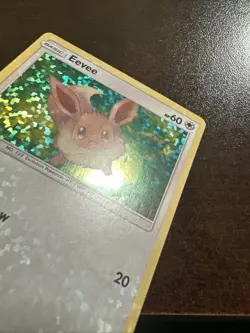 Eevee 12/12 Pokemon TCG McDonald’s Promo Holo Bleed surface Dent - Image 4