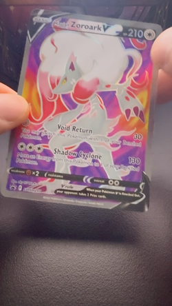 Hisuian Zoroark V SWSH297 Promo Full Art Pokemon card NM Aky CG Works - Image 2