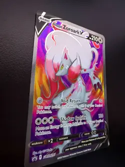 Hisuian Zoroark V SWSH297 Promo Full Art Pokemon card NM Aky CG Works - Image 3