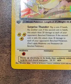Dark Raichu 83/82 Holo Rare - 1st Edition - Pokemon Team Rocket - NM PSA 9 Pot - Image 2