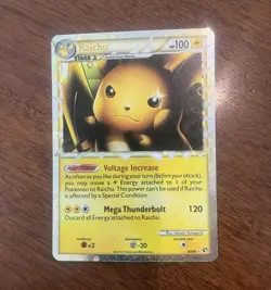 Raichu Prime Undaunted Holo Ultra Rare 83/90 100 HP English - Image 1