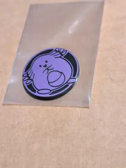 Pokemon Purple Chansey Mini Coin From 151 Chinese - Image 1
