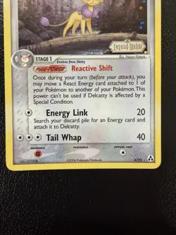 Pokemon TCG Delcatty Legend Maker 4/92 Reverse Holo Rare Stamped LP - Image 4