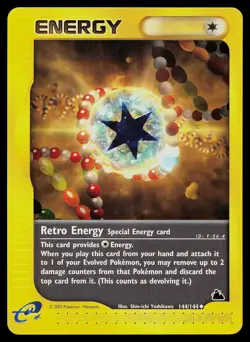 Pokemon Card - Retro Energy Skyridge 144/144 Uncommon - Image 1