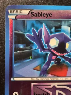 Sableye 49/116 B&W Plasma Freeze Pokemon Card Reverse Holo Foil Rare LP - Image 3