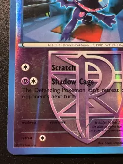 Sableye 49/116 B&W Plasma Freeze Pokemon Card Reverse Holo Foil Rare LP - Image 5