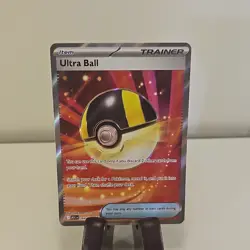 Pokemon Ultra Ball Trainer Item Full Art Holo Ascended Heros 264/217 Eng 2024 - Image 1