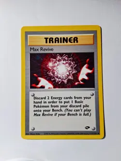 Pokemon Trainer Max Revive #117/132 Non-Holo 1st Edition Vintage 1999 Near Mint! - Image 1