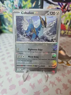 Pokemon TCG Cobalion (Master Ball Pattern) - Black Bolt 066/086 Basic NM - Image 1