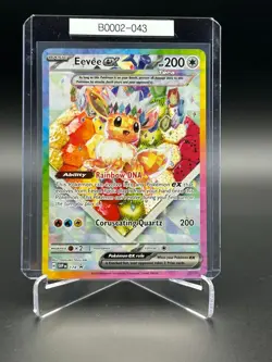 Pokemon TCG Eevee ex SVP 174 Scarlet & Violet Promo Promo ex B0002-043 - Image 1