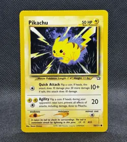 Pikachu 70/111 Neo Genesis Regular Pokemon TCG LP - Image 1