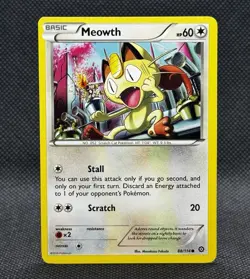 Meowth Common XY - Pokemon Steam Siege 88/114 NM - Image 1