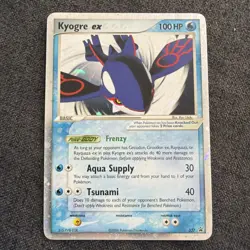 ⭐ Kyogre EX Black Star PROMO ⭐ 037 Holo Rare 2006 Pokemon TCG LP - Image 1