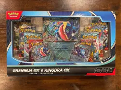 Pokemon Greninja ex & Kingdra ex Special Collection Box – New/Unopened ✅ - Image 1