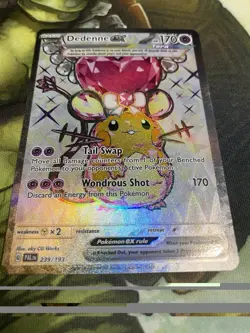 Dedenne ex 239/193 Sv02: Paldea Evolved Holo Pokemon TCG Card Lp+ Adorable - Image 4