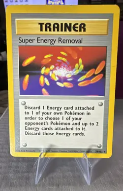 Pokemon Super Energy Removal 079/102 Base Set Lightly Played Trainer WOTC - Image 1