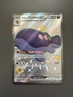 Pokemon TCG Paldean Clodsire ex 219/091 SV: Paldean Fates Holo - Image 1