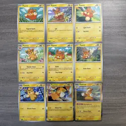 Pawmi Pawmo Pawmot Pokemon Card Collection Lot Of 9 With Holos - Image 1