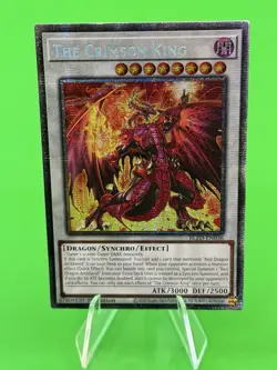 Yu-Gi-Oh Blazing Dominion The Crimson King Starlight Rare BLZD-EN036 NM!!! - Image 1