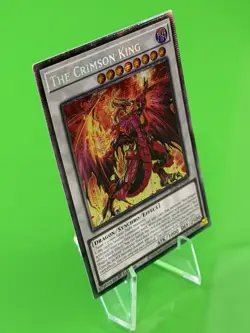 Yu-Gi-Oh Blazing Dominion The Crimson King Starlight Rare BLZD-EN036 NM!!! - Image 2