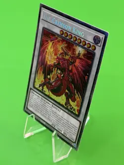 Yu-Gi-Oh Blazing Dominion The Crimson King Starlight Rare BLZD-EN036 NM!!! - Image 3