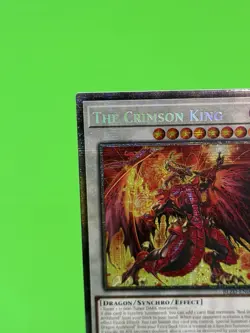 Yu-Gi-Oh Blazing Dominion The Crimson King Starlight Rare BLZD-EN036 NM!!! - Image 4