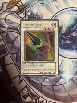 (HE) Yu-Gi-Oh TCG Armory Arm DP08-EN016 1st Edition Ultra LP - Image 1