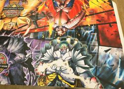 YU GI OH OTS MONARCH 4 PLAYER TABLE PLAYMAT BRAND NEW - Image 4