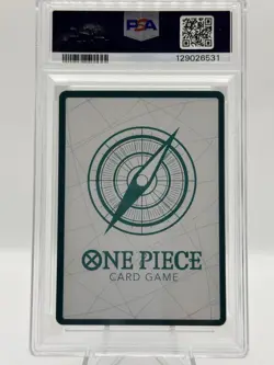 One Piece TCG - PRB01 Premium Booster - Japanese Luffy Gold Don - PSA 9 - Image 2
