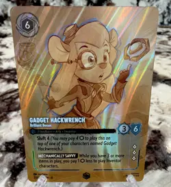 Disney Lorcana-Gadget Hackwrench- Brilliant Bosun (Enchanted) 217/204 AzuriteSea - Image 2