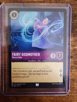 Foil Disney Lorcana - Fairy Godmother - Here to Help 40/204 Cold Foil Floodborn - Image 4