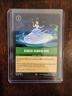 Bibbidi Bobbidi Boo 96/204 Rare Rise of the Floodborn Disney Lorcana TCG - Image 4