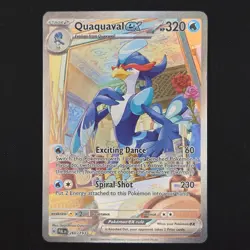 Pokemon TCG Card Quaquaval ex 260/193 Paldea Evolved Special Illustration - MP - Image 1
