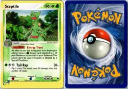 Pokemon Card - Sceptile 20/109 Ruby & Sapphire 2003 Rare Reverse Holo HP - Image 3