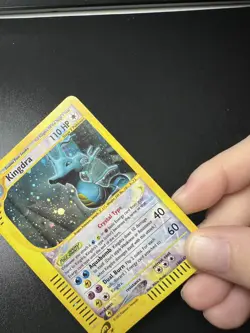 Crystal Kingdra 148/147 Secret Rare Holo Aquapolis Pokemon Card - Image 3